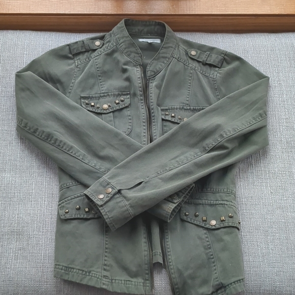 Women's army green jacket - Picture 1 of 5